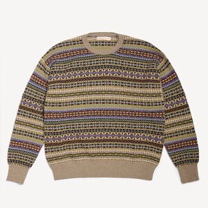 And (&) Daughter Oversized Fairisle Crewneck Sweater